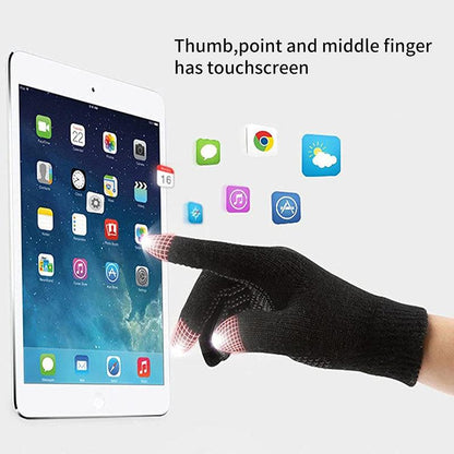 1 Set Warm Beanie & Scarf & Gloves for Outdoor 