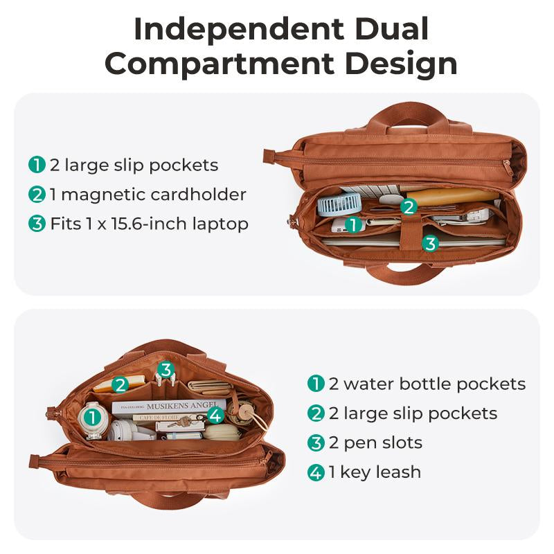 Halo 25L 15.6'' Laptop Work Tote for Women 