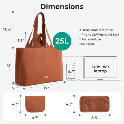 Halo 25L 15.6'' Laptop Work Tote for Women 