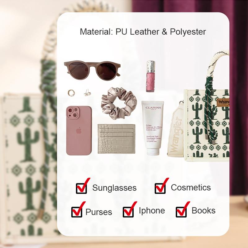 Wrangler Western Braided Handles Women Crossbody Bag 