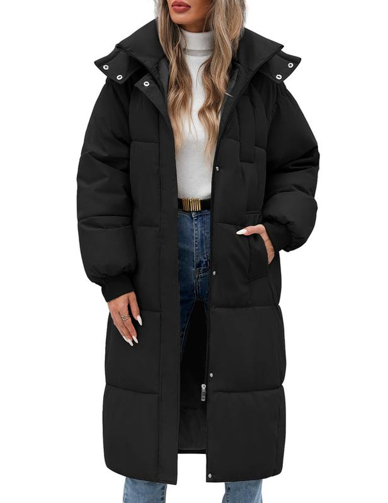Long Quilted Coat Winter 