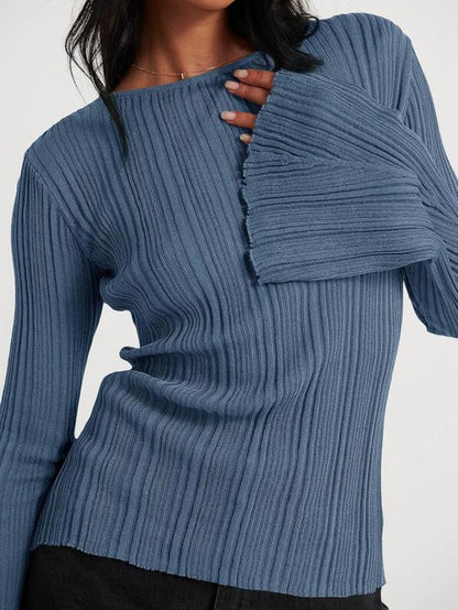 Womens  Knitted Fall  Sweater Shirt