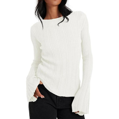 Womens  Knitted Fall  Sweater Shirt