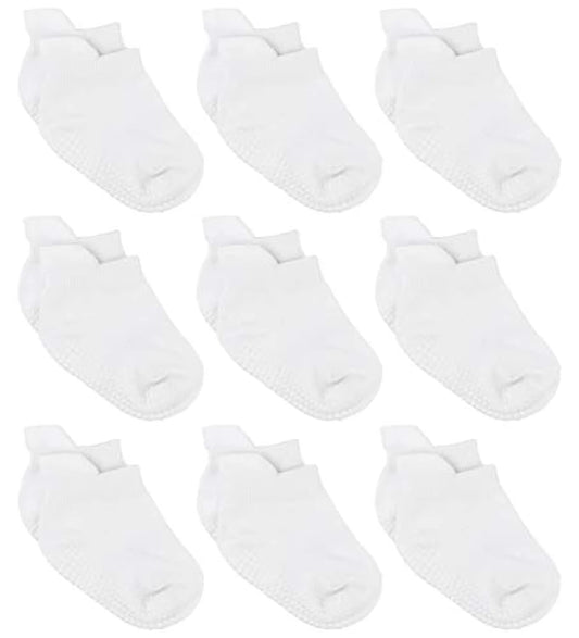 Boys 6 Pack Non Slip Baby Socks for 0-24M Newborn Bebe Girls Grips anti Skid Ankle First Walker Infant Kids Cotton Sock 2021