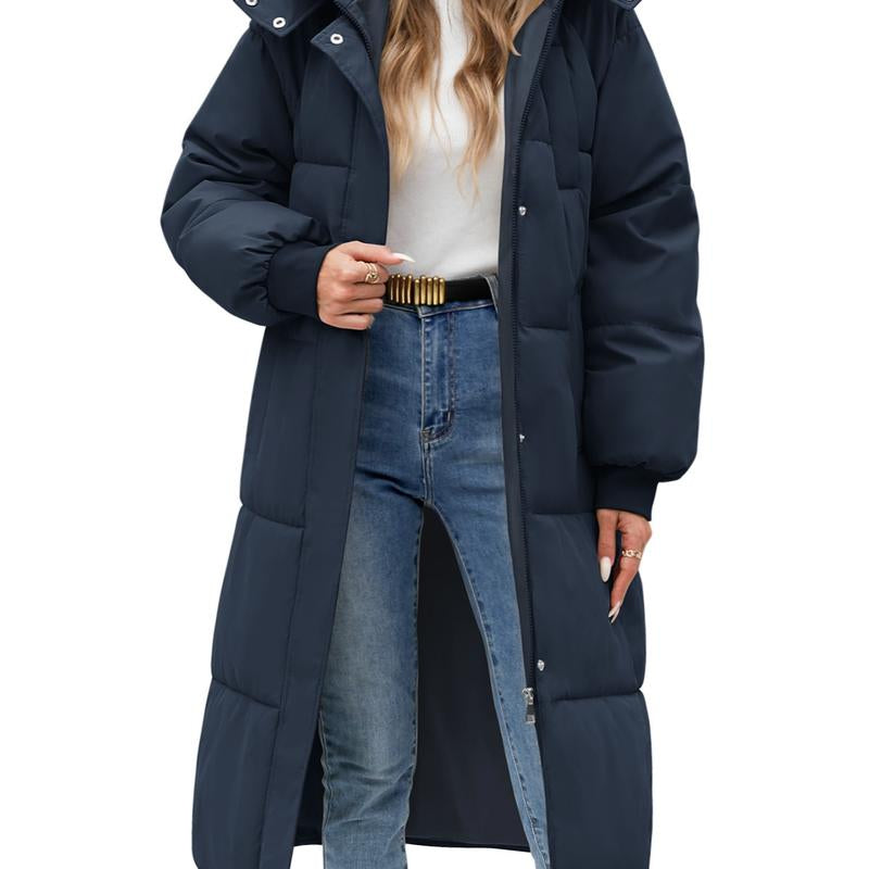 Long Quilted Coat Winter 