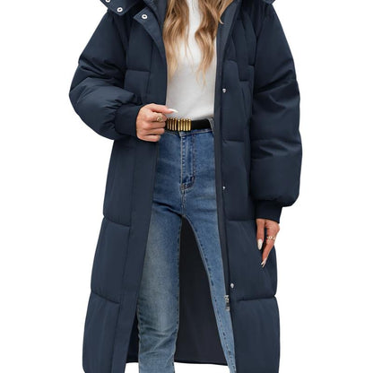 Long Quilted Coat Winter 