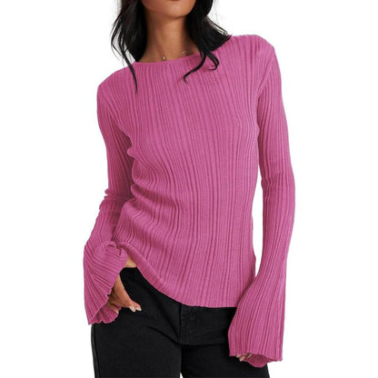 Womens  Knitted Fall  Sweater Shirt