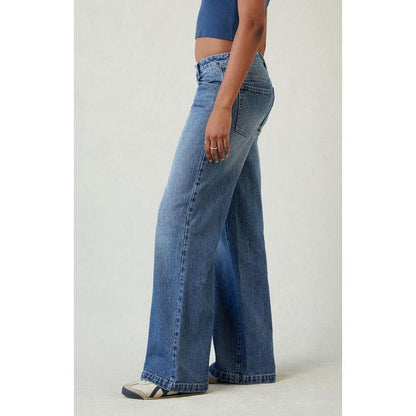 Pacsun Women'S Casey Low Rise Baggy Jeans Indigo