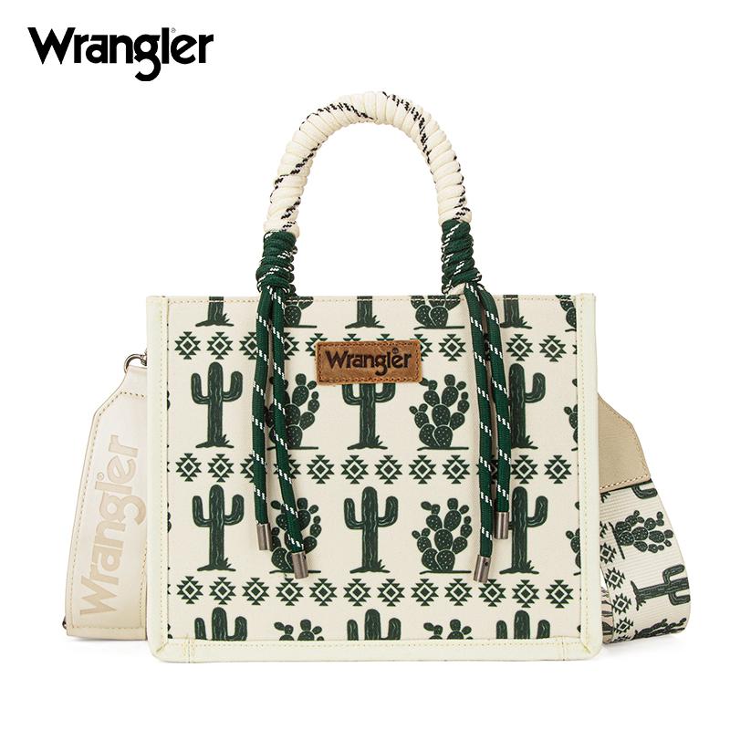 Wrangler Western Braided Handles Women Crossbody Bag 