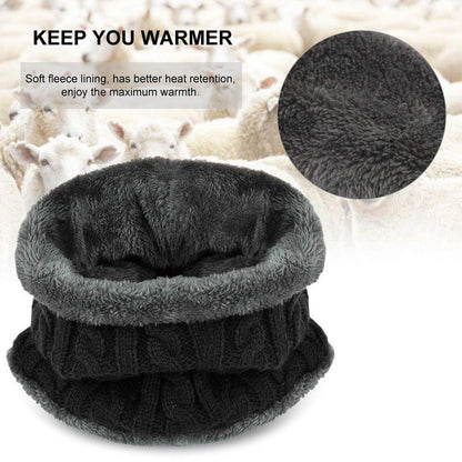 1 Set Warm Beanie & Scarf & Gloves for Outdoor 