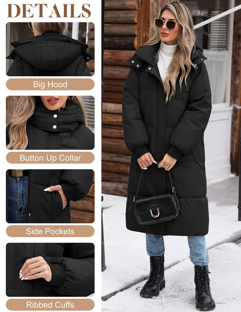 Long Quilted Coat Winter 