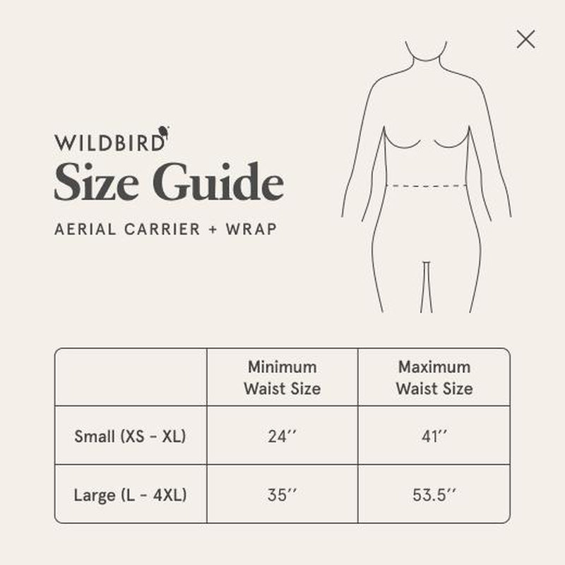 Wildbird Aerial Buckle Baby Wrap - Baby Carrier for Newborns
