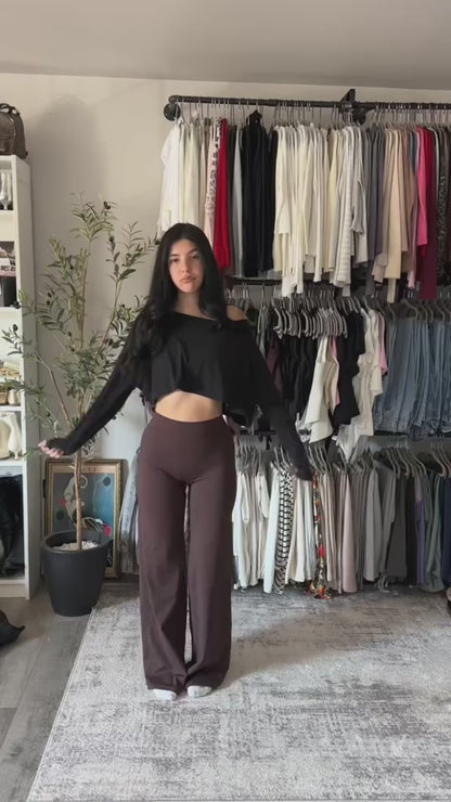 Casual Pants High Waisted Loose Fitting Casual