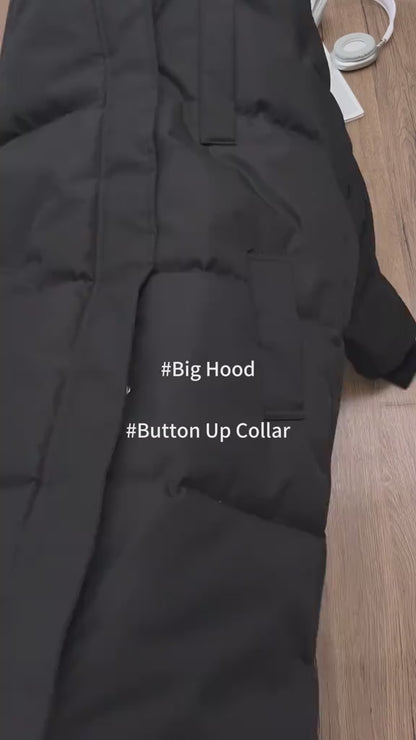 Long Quilted Coat Winter